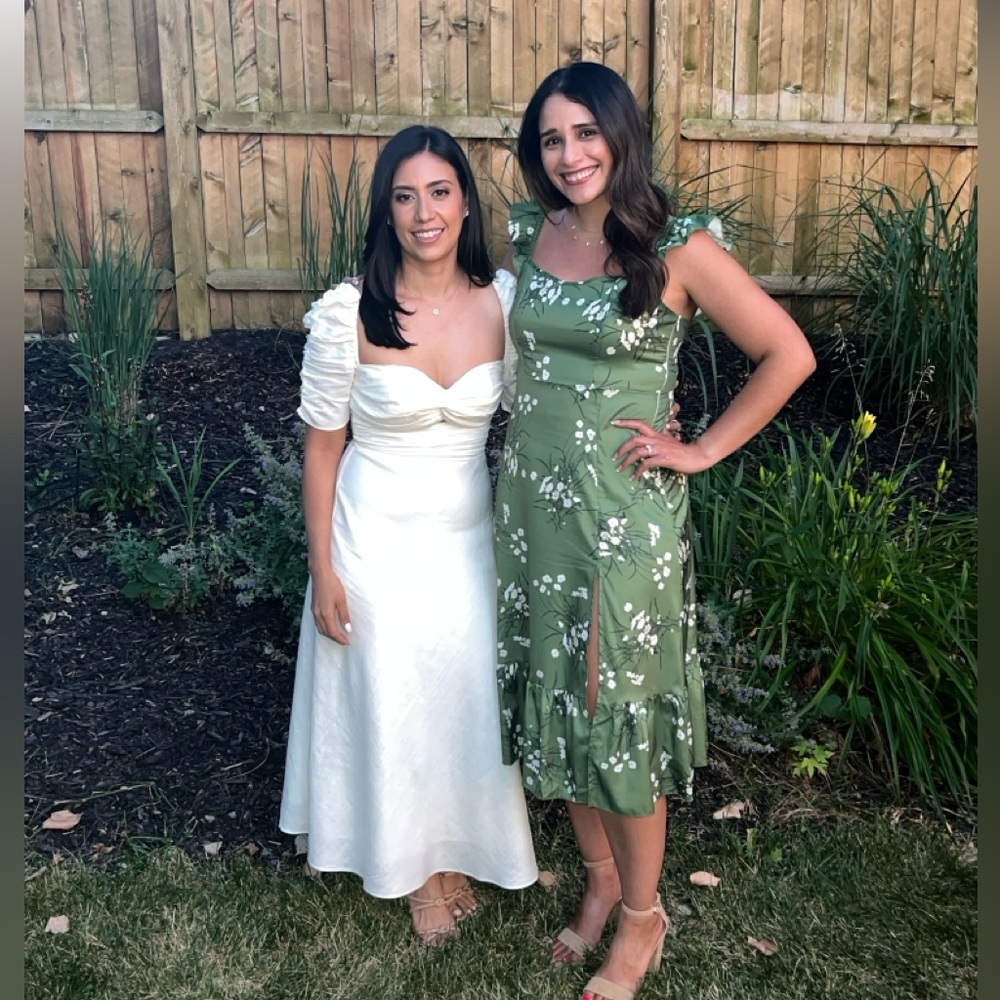 Floral Green Dress